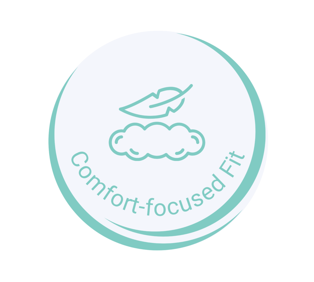 comfort focused fit icon